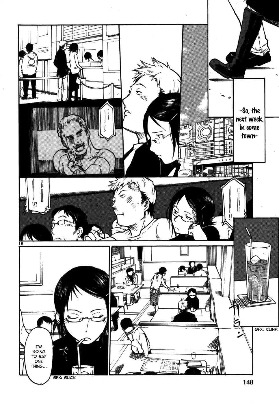 Seigi Keikan Monju Chapter 14 page 16 - Chapter 14: Yamagishi & Kamiya: Operation Impossible Love
