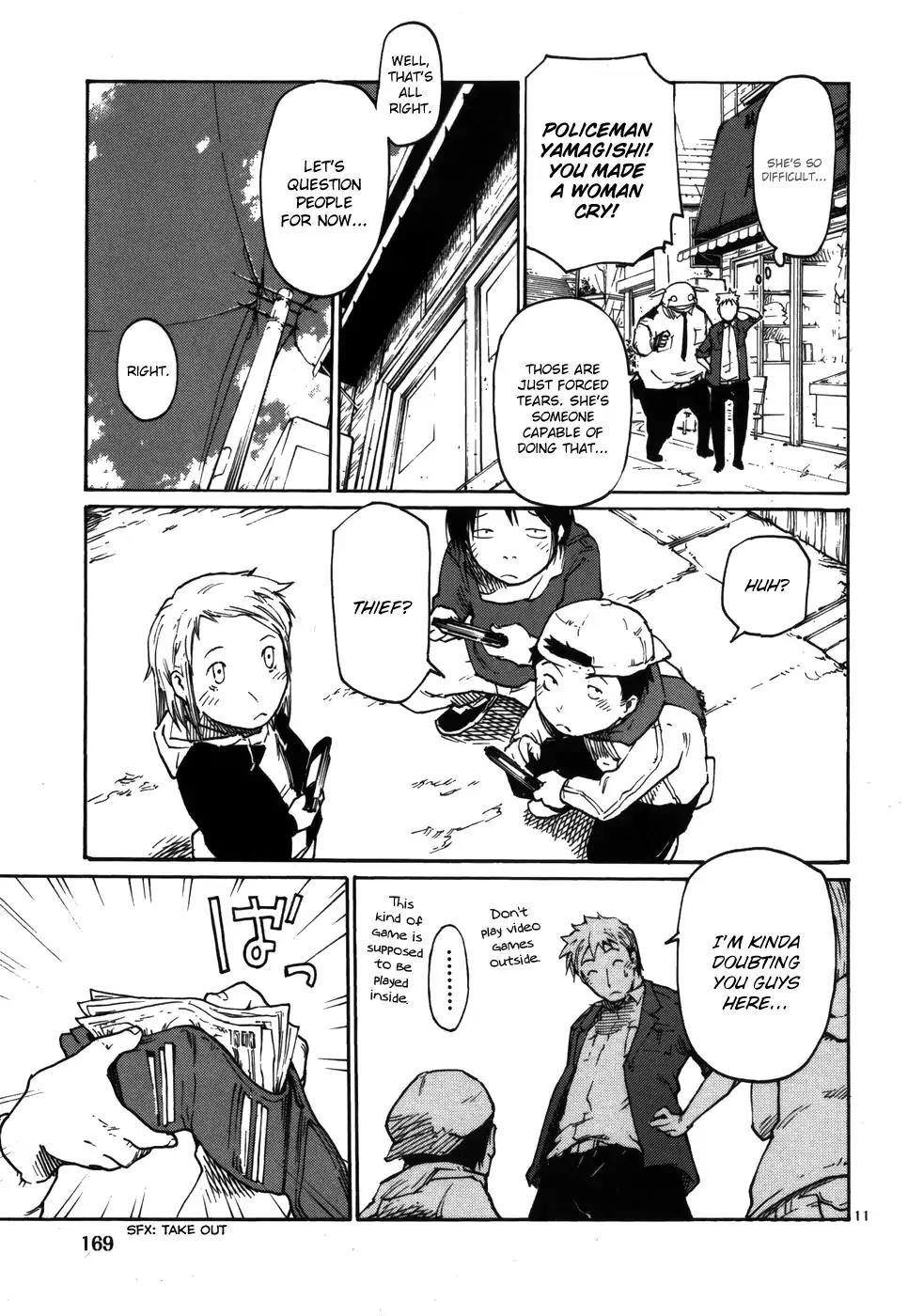 Seigi Keikan Monju Chapter 15 page 11 - Chapter 15: The Worries of an Old Snack Shop Lady