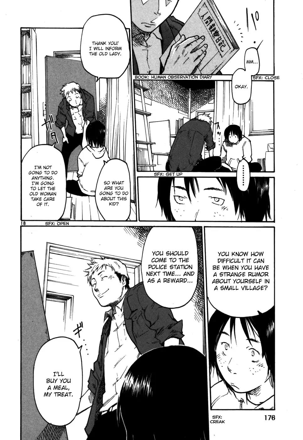 Seigi Keikan Monju Chapter 15 page 18 - Chapter 15: The Worries of an Old Snack Shop Lady