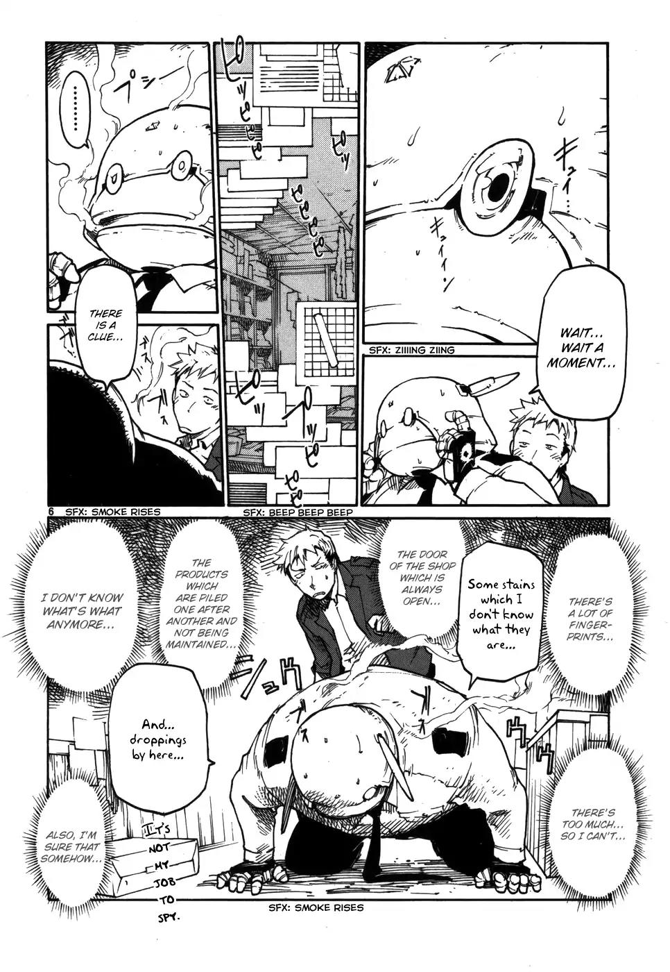Seigi Keikan Monju Chapter 15 page 6 - Chapter 15: The Worries of an Old Snack Shop Lady