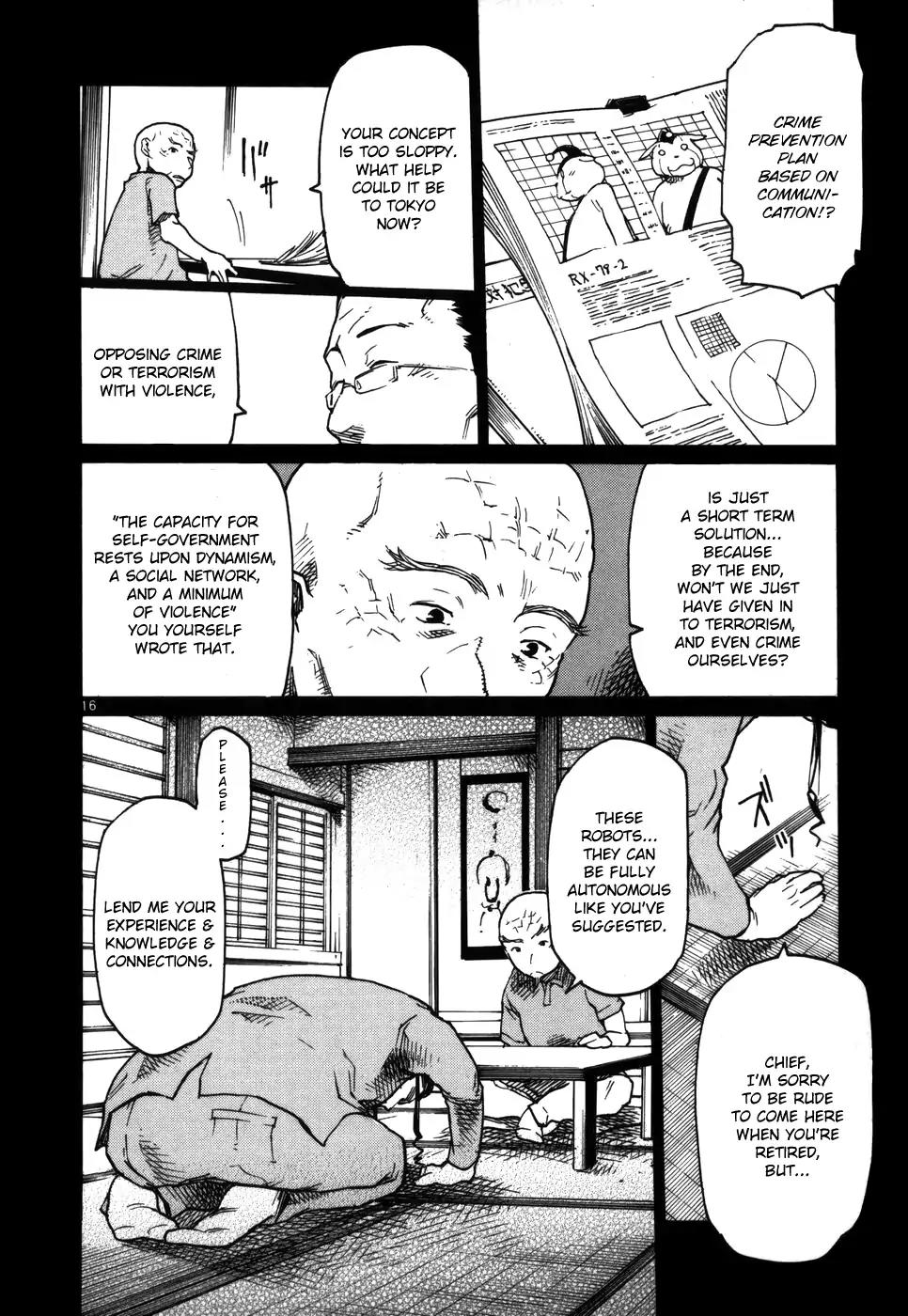 Seigi Keikan Monju Chapter 16 page 16 - Chapter 16: Soichiro Yanagi: His Sad Past