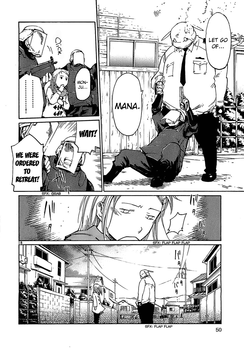 Seigi Keikan Monju Chapter 18 page 18 - Chapter 18: The Trap of Mitsuhori: The Special Forces Agent