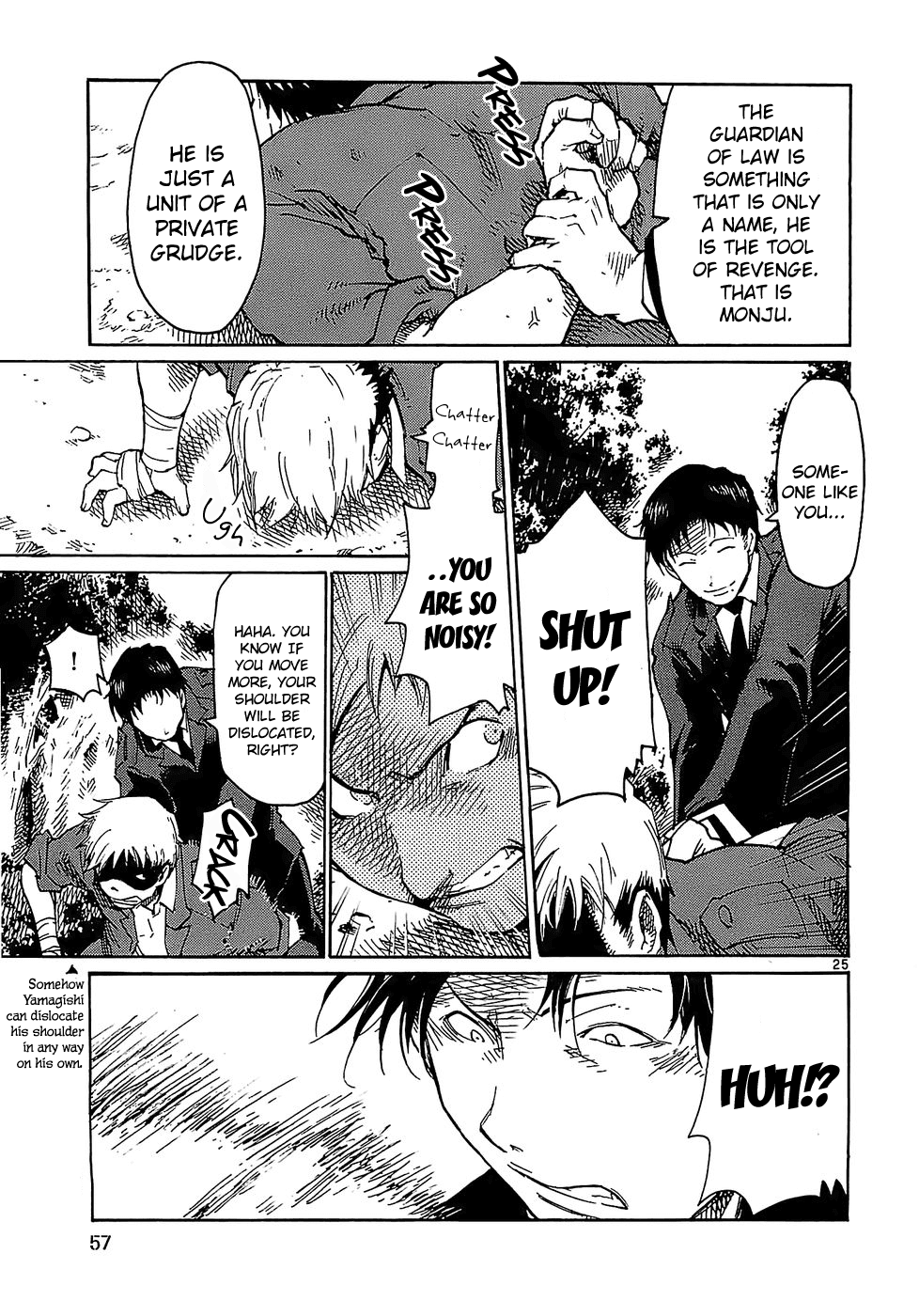 Seigi Keikan Monju Chapter 18 page 25 - Chapter 18: The Trap of Mitsuhori: The Special Forces Agent