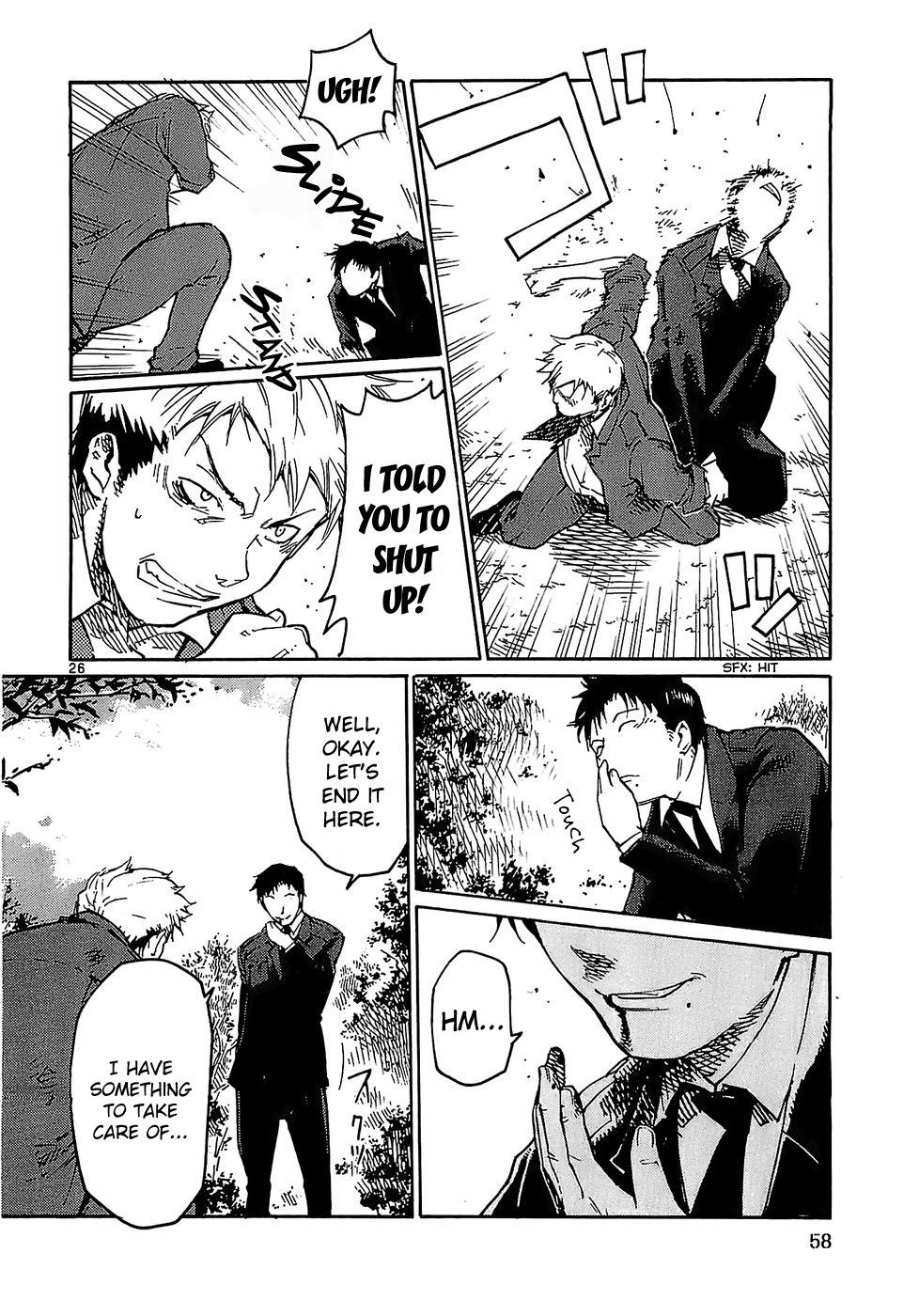 Seigi Keikan Monju Chapter 18 page 26 - Chapter 18: The Trap of Mitsuhori: The Special Forces Agent