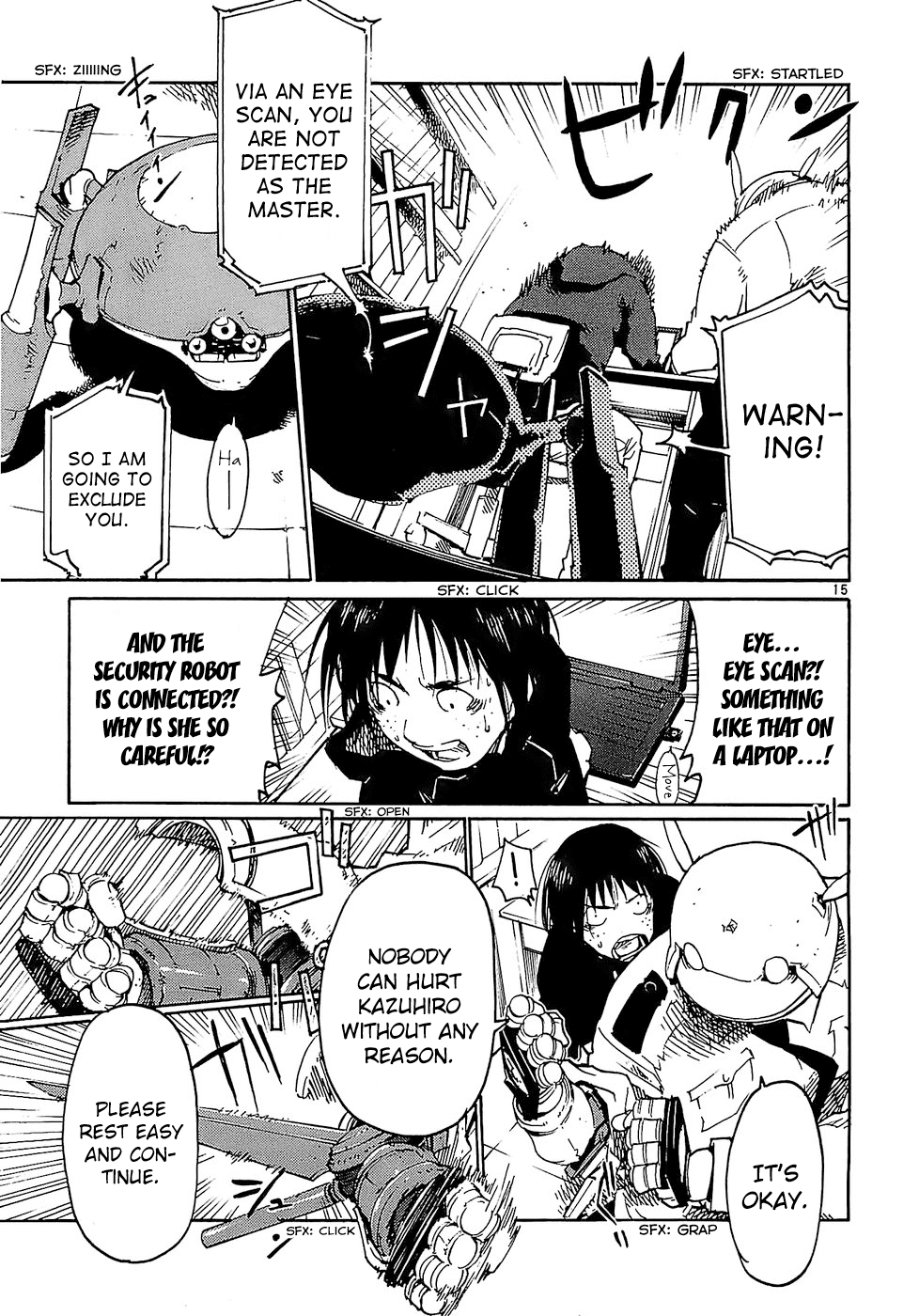 Seigi Keikan Monju Chapter 19 page 15 - Chapter 19: Kamiya of the Internet Kingdom