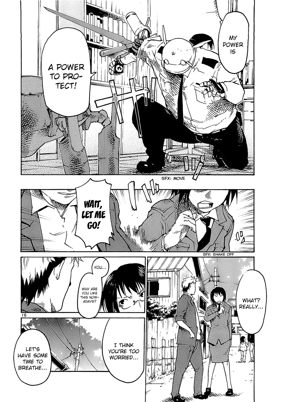 Seigi Keikan Monju Chapter 19 page 16 - Chapter 19: Kamiya of the Internet Kingdom