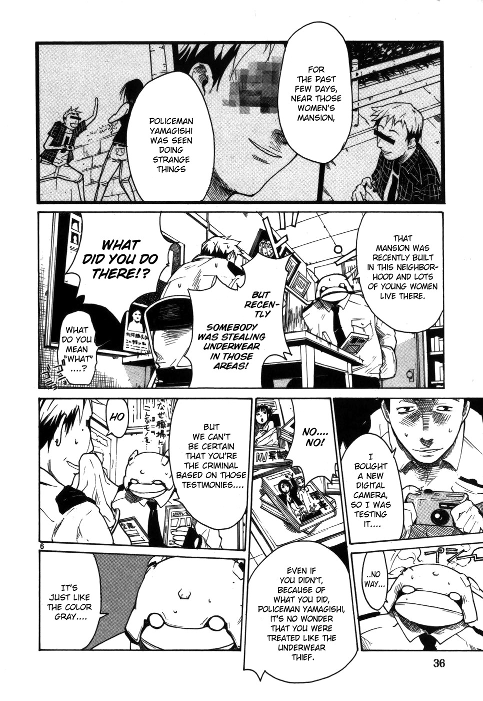 Seigi Keikan Monju Chapter 2 page 6 - Chapter 2: The Exploits of the Horny Cop Yamaguchi Junpei