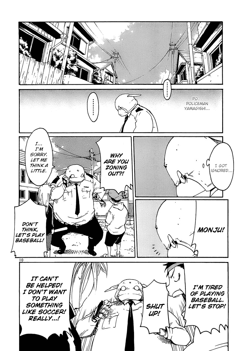 Seigi Keikan Monju Chapter 21 page 10 - Chapter 21: Monju, Who's Hated, His Tears and Anguish