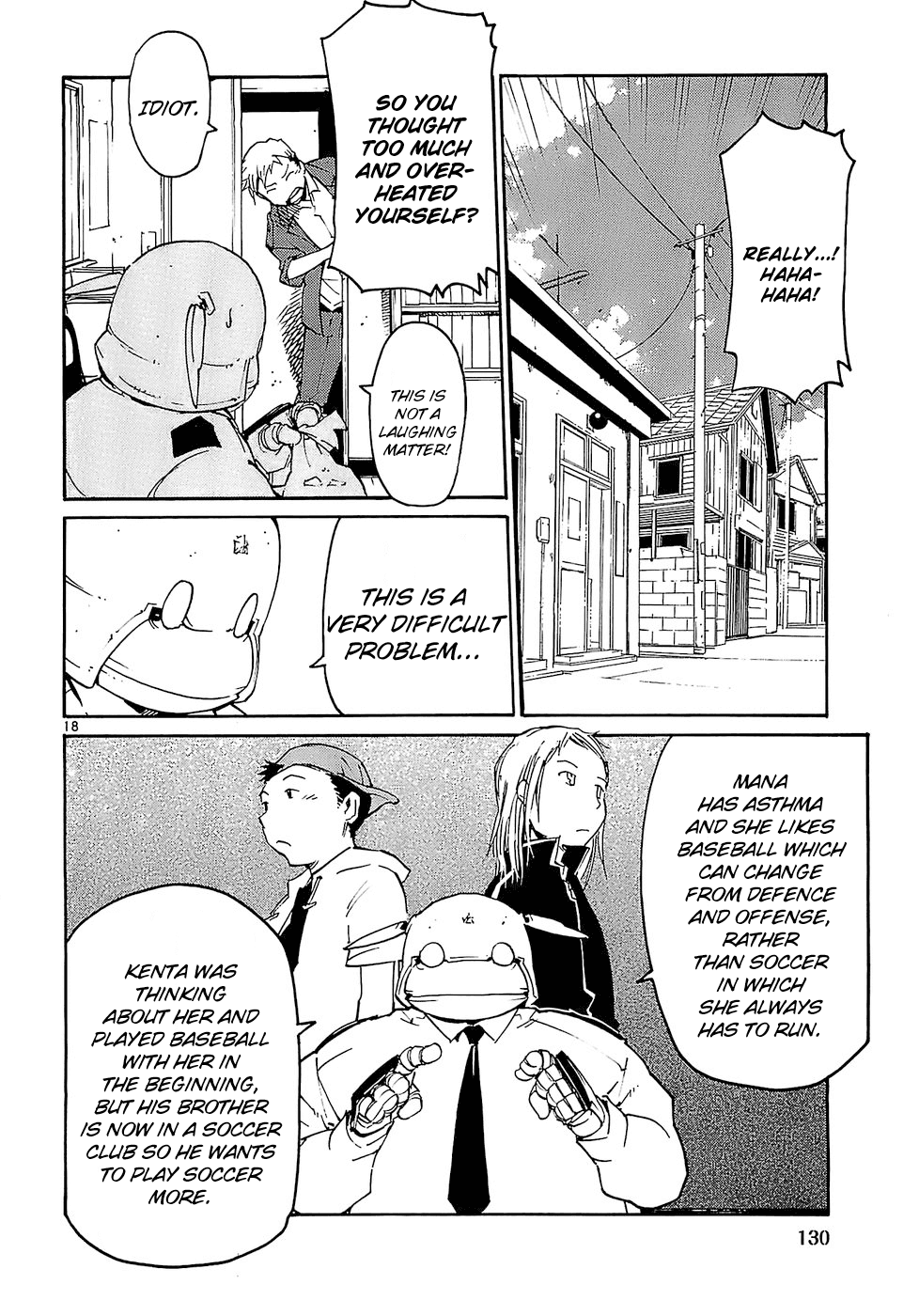 Seigi Keikan Monju Chapter 21 page 18 - Chapter 21: Monju, Who's Hated, His Tears and Anguish