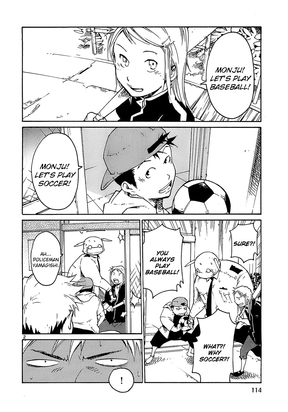Seigi Keikan Monju Chapter 21 page 2 - Chapter 21: Monju, Who's Hated, His Tears and Anguish