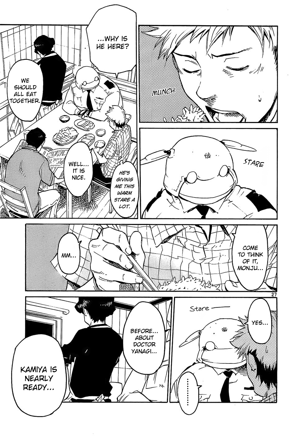 Seigi Keikan Monju Chapter 22 page 27 - Chapter 22: Mayhem of the Yamagishi Family