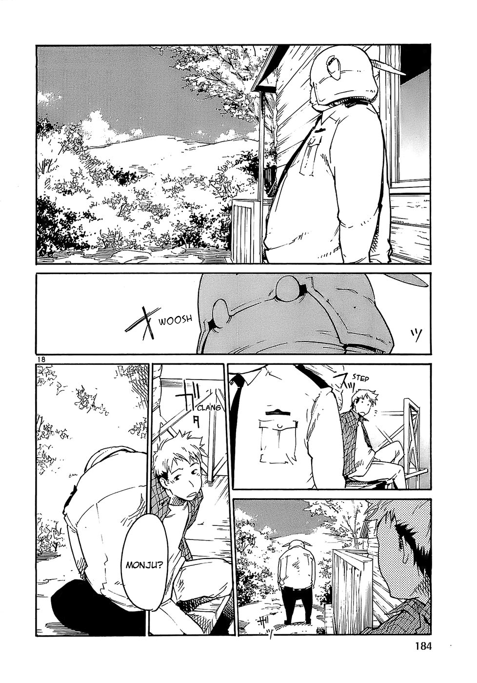 Seigi Keikan Monju Chapter 23 page 18 - Chapter 23: Doctor Yanagi's House, Hidden in Secret.