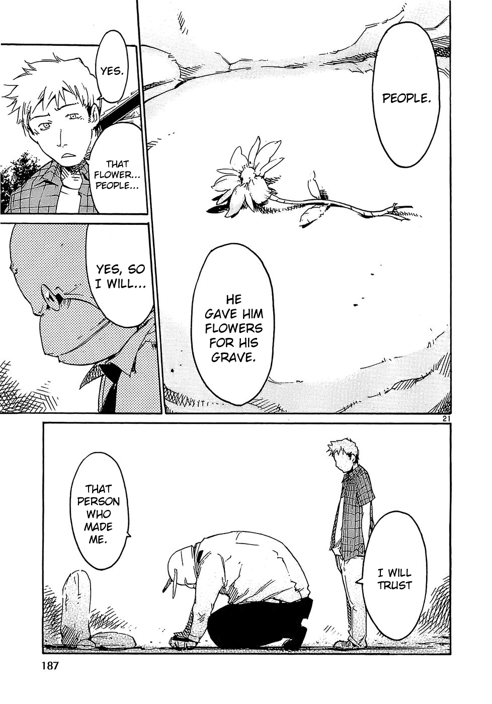 Seigi Keikan Monju Chapter 23 page 21 - Chapter 23: Doctor Yanagi's House, Hidden in Secret.