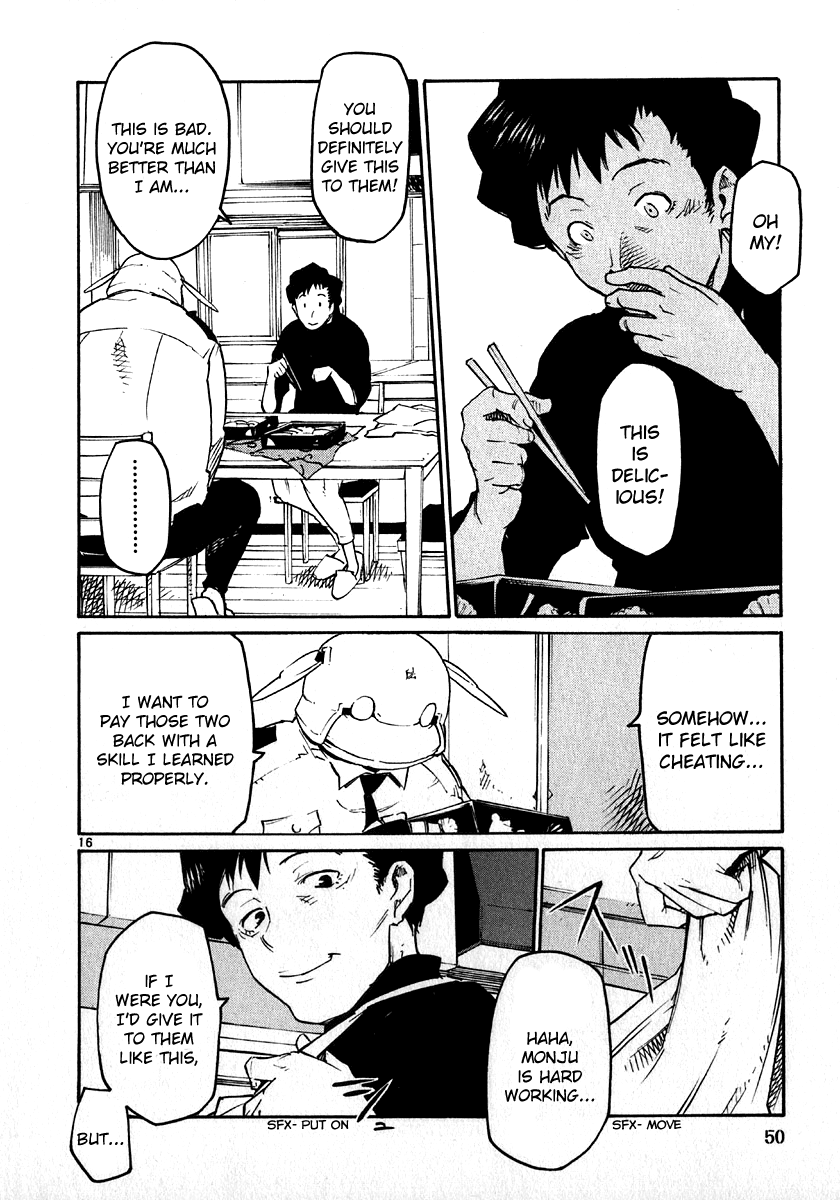 Seigi Keikan Monju Chapter 25 page 16 - Chapter 25: Monju's Cute Cook