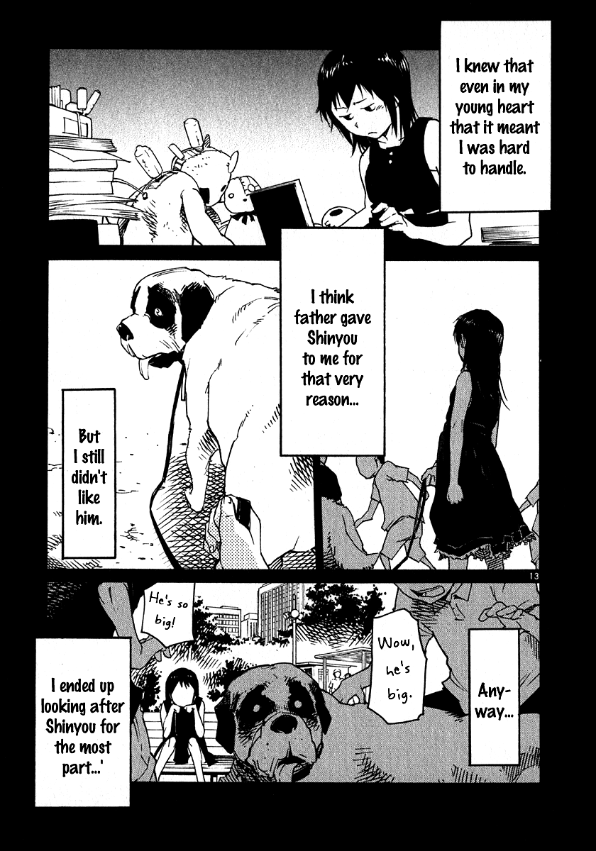 Seigi Keikan Monju Chapter 29 page 13 - Chapter 29: The Days with my Beloved Dog, Shinyou