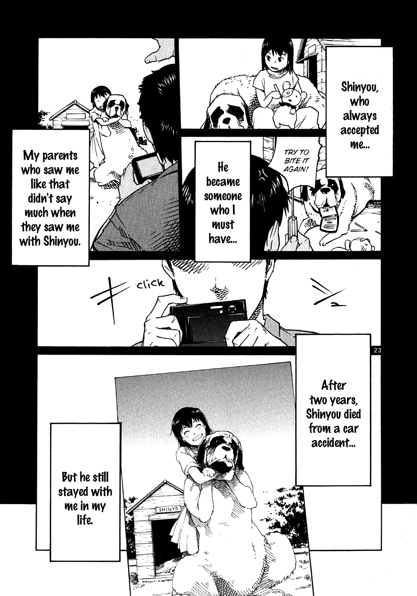 Seigi Keikan Monju Chapter 29 page 23 - Chapter 29: The Days with my Beloved Dog, Shinyou