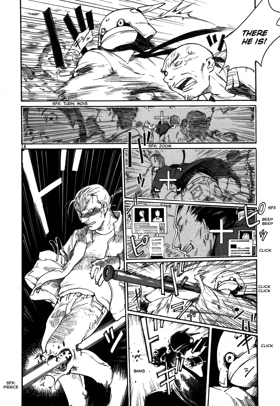 Seigi Keikan Monju Chapter 3 page 14 - Chapter 3: Old Man Gen Goes to Tokyo with Monju