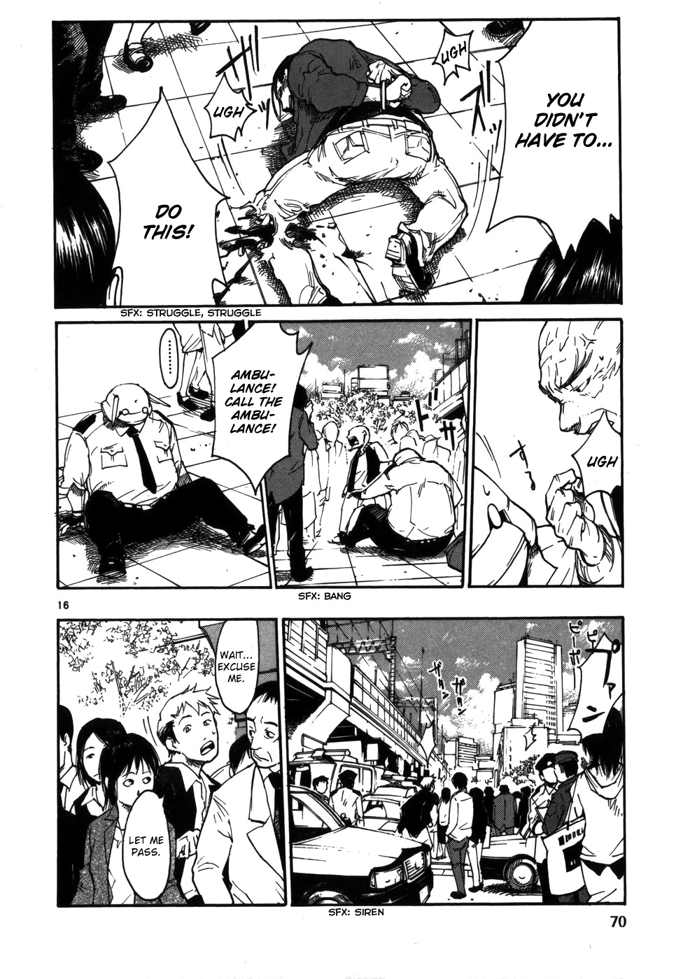 Seigi Keikan Monju Chapter 3 page 16 - Chapter 3: Old Man Gen Goes to Tokyo with Monju