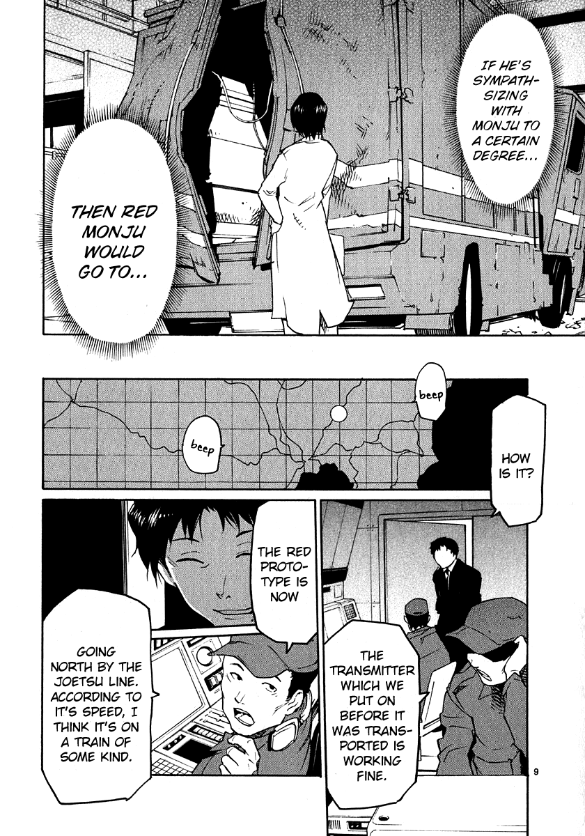 Seigi Keikan Monju Chapter 30 page 9 - Chapter 30: Meeting with Red Monju