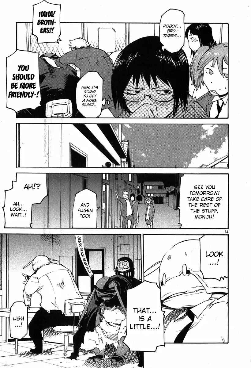 Seigi Keikan Monju Chapter 31 page 19 - Chapter 31: Red. It's Painful and Lonely and I'm Jealous