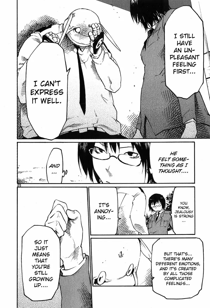 Seigi Keikan Monju Chapter 31 page 30 - Chapter 31: Red. It's Painful and Lonely and I'm Jealous