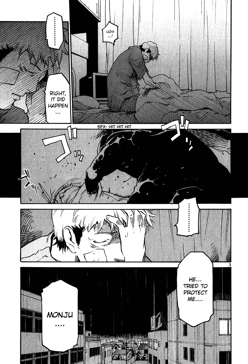 Seigi Keikan Monju Chapter 33 page 3 - Chapter 33: The Robot Who's Sulking on His Bed, and Tears and Friendship.