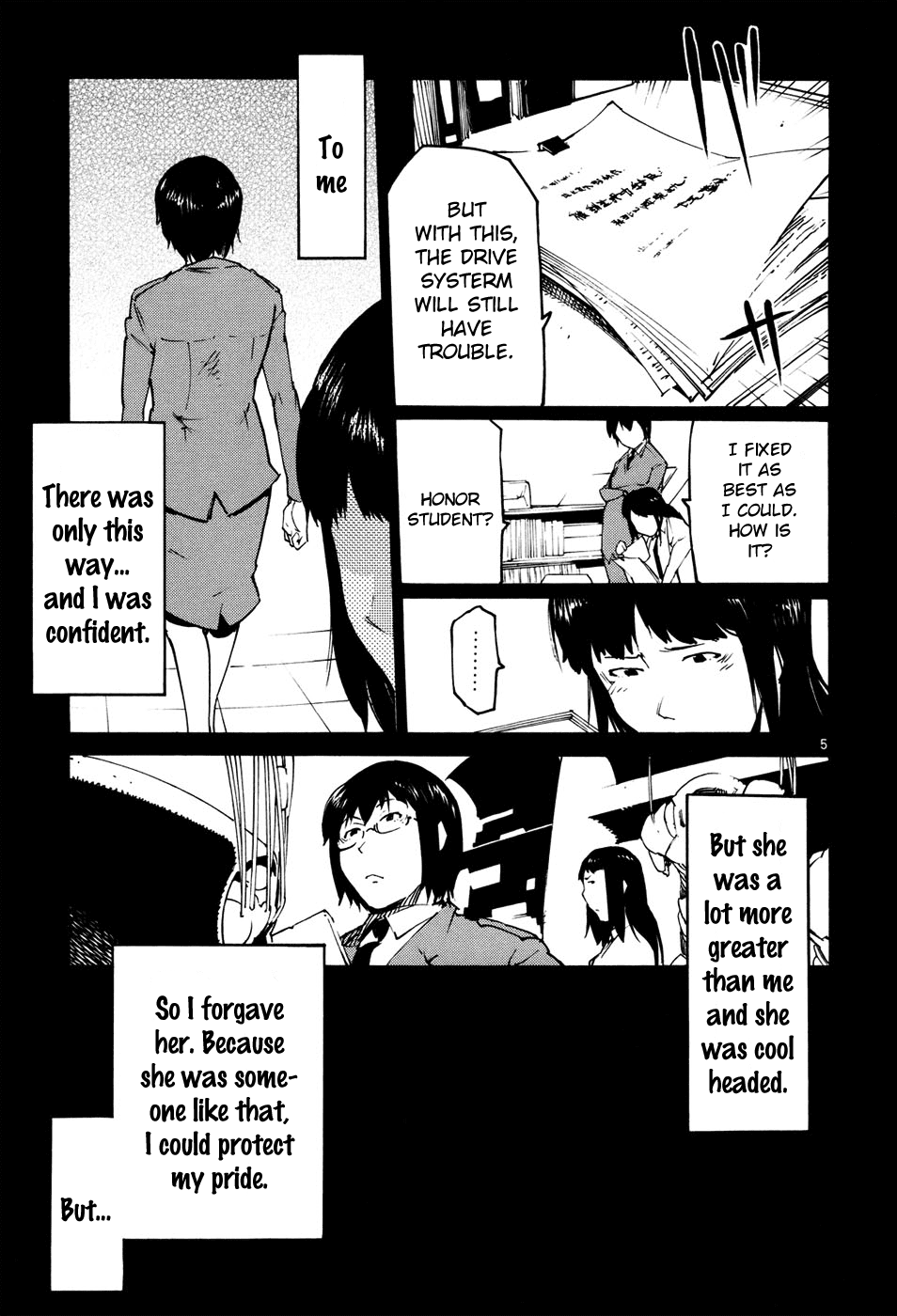 Seigi Keikan Monju Chapter 38 page 11 - Chapter 38: Hazuki, Who's Worried of Mitsuhori's Counter Attack
