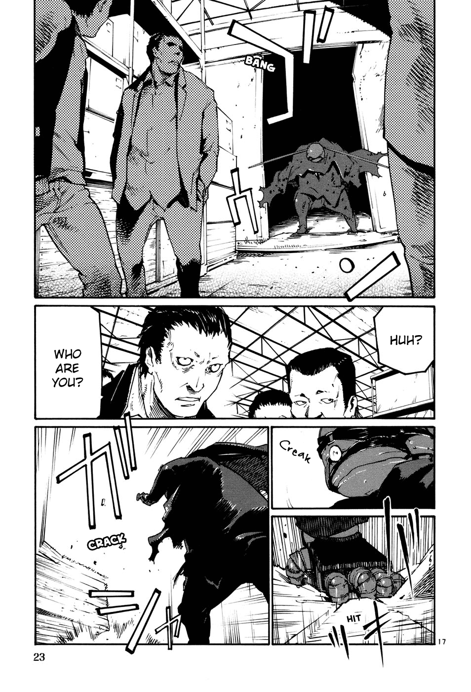 Seigi Keikan Monju Chapter 38 page 23 - Chapter 38: Hazuki, Who's Worried of Mitsuhori's Counter Attack