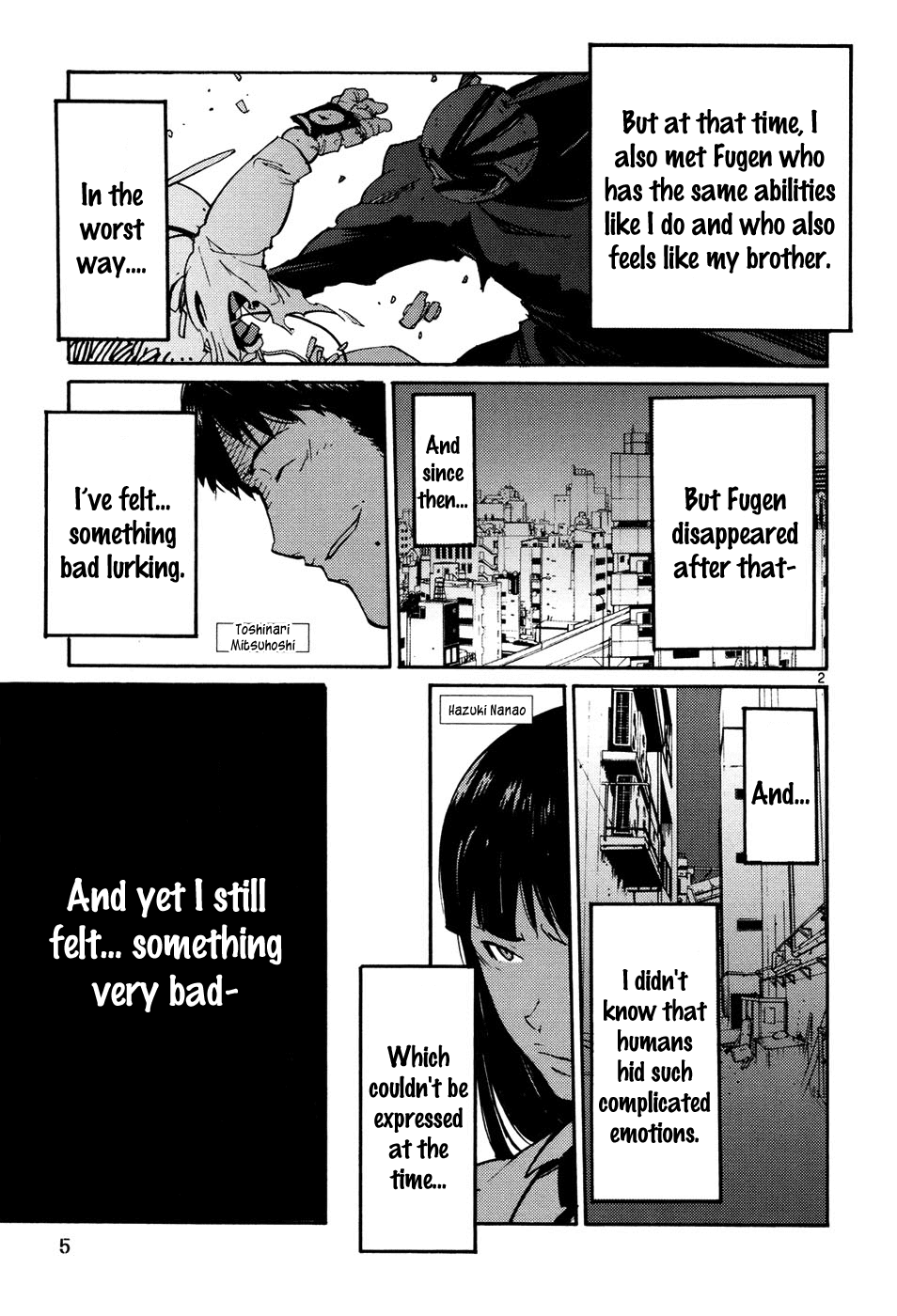 Seigi Keikan Monju Chapter 38 page 5 - Chapter 38: Hazuki, Who's Worried of Mitsuhori's Counter Attack