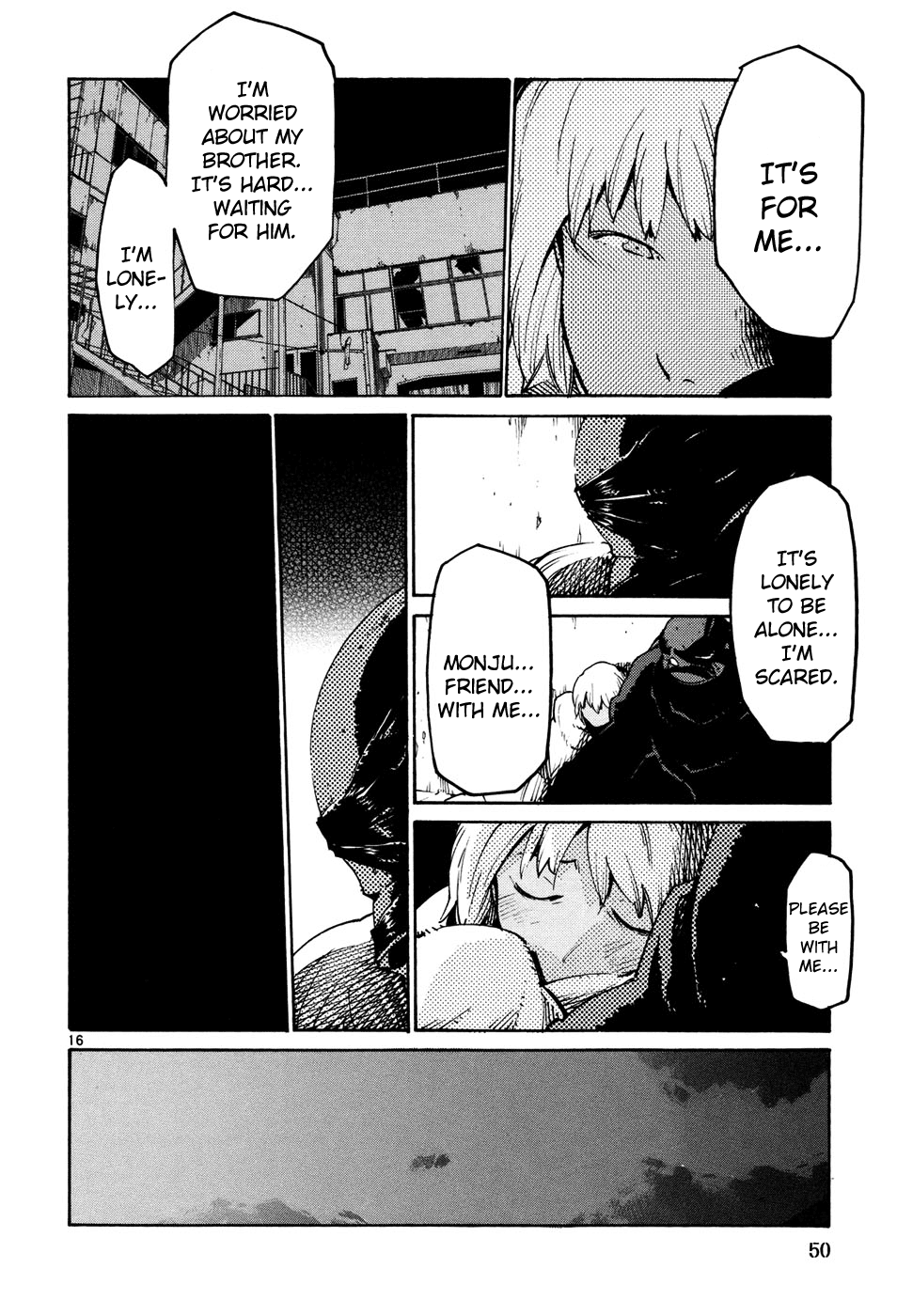Seigi Keikan Monju Chapter 39 page 16 - Chapter 39: A Girl in a Tokyo Slum