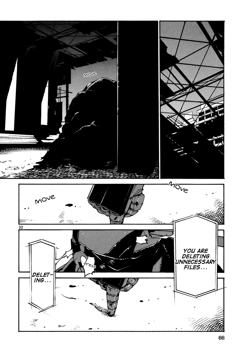 Seigi Keikan Monju Chapter 39 page 32 - Chapter 39: A Girl in a Tokyo Slum
