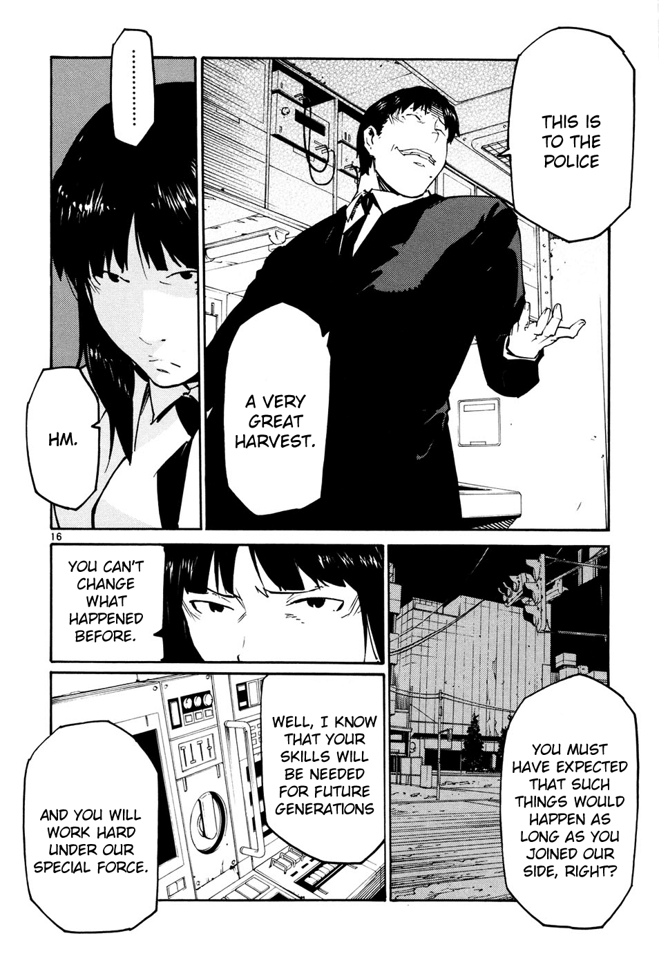 Seigi Keikan Monju Chapter 40 page 16 - Chapter 40: The Imperial Order to Defeat the Red Goblin