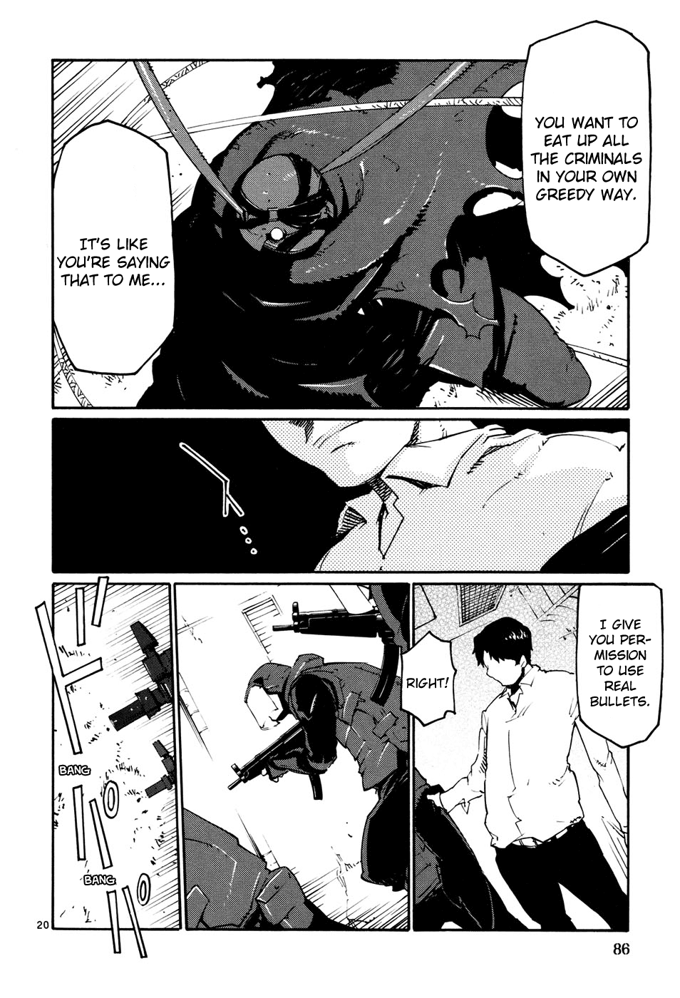 Seigi Keikan Monju Chapter 40 page 20 - Chapter 40: The Imperial Order to Defeat the Red Goblin