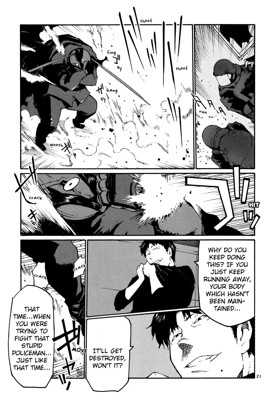 Seigi Keikan Monju Chapter 40 page 21 - Chapter 40: The Imperial Order to Defeat the Red Goblin