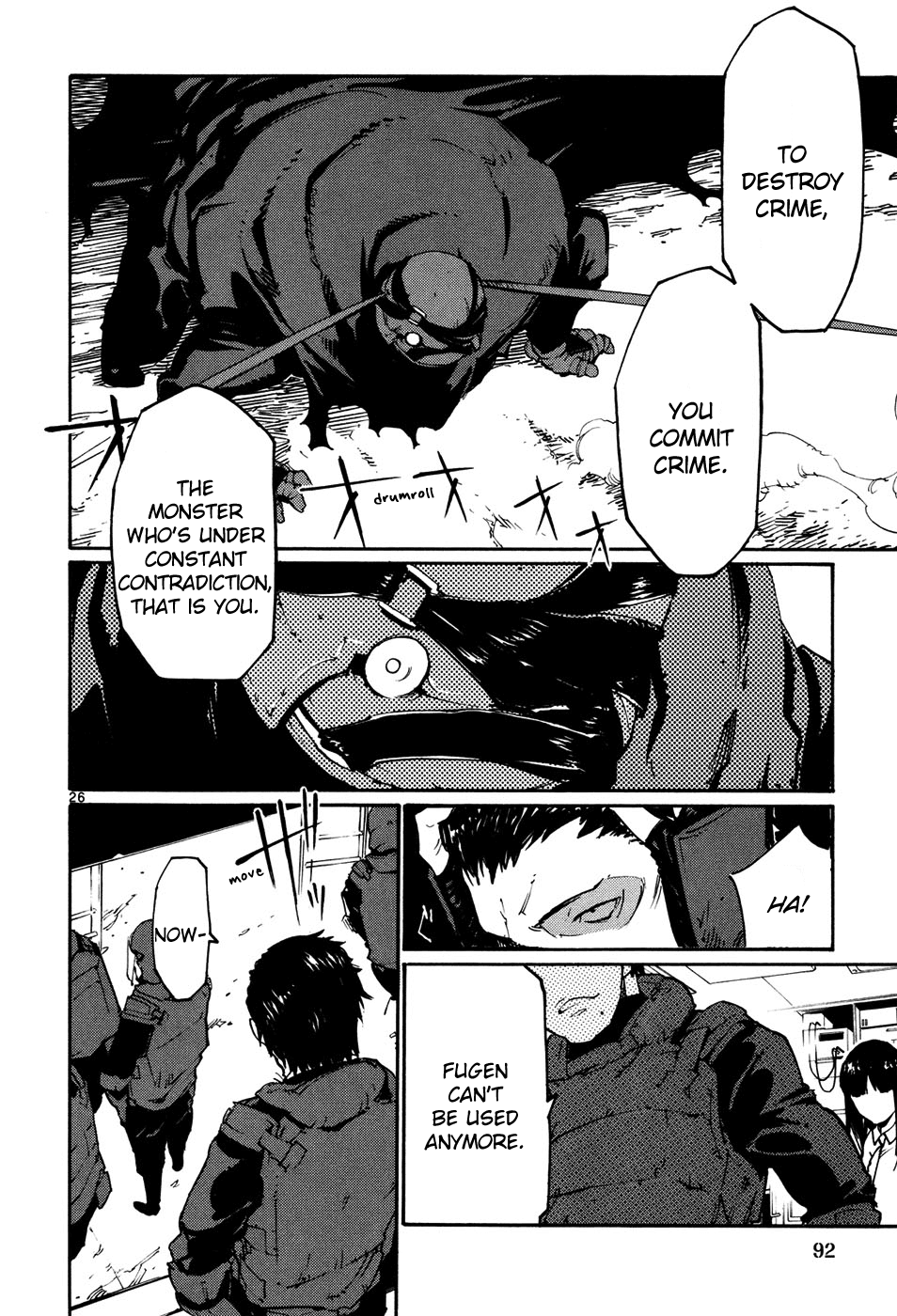 Seigi Keikan Monju Chapter 40 page 26 - Chapter 40: The Imperial Order to Defeat the Red Goblin