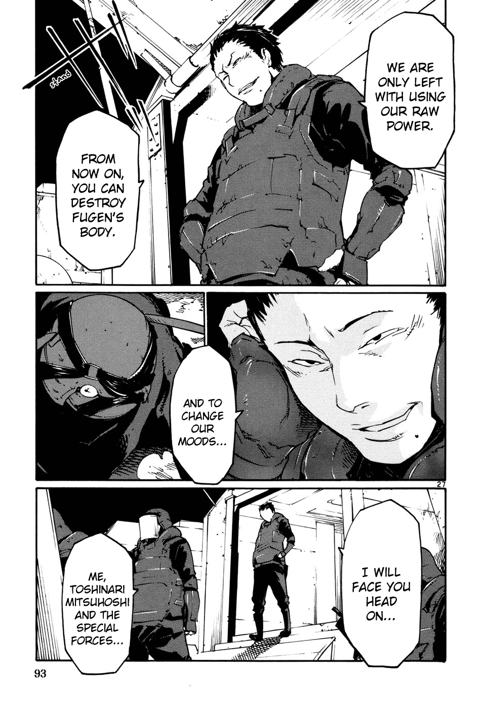 Seigi Keikan Monju Chapter 40 page 27 - Chapter 40: The Imperial Order to Defeat the Red Goblin