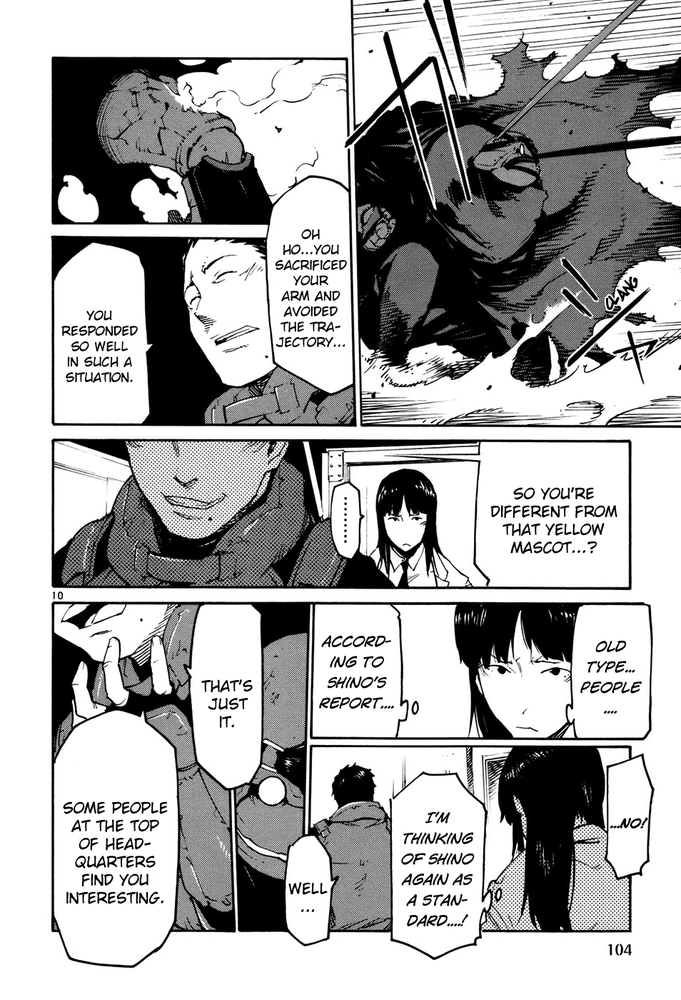 Seigi Keikan Monju Chapter 41 page 10 - Chapter 41: Hazuki's Resistance and Counterattack