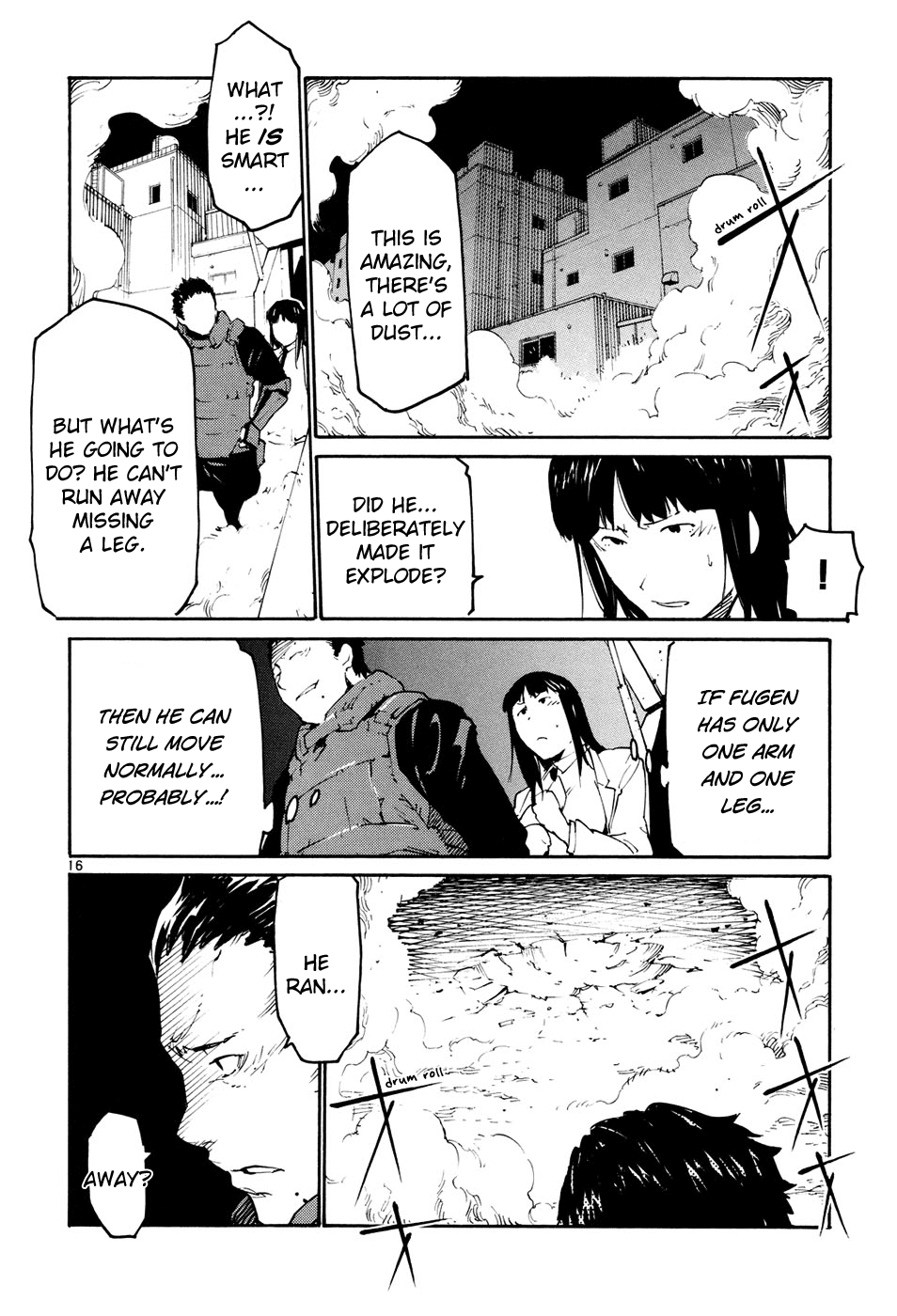 Seigi Keikan Monju Chapter 41 page 16 - Chapter 41: Hazuki's Resistance and Counterattack