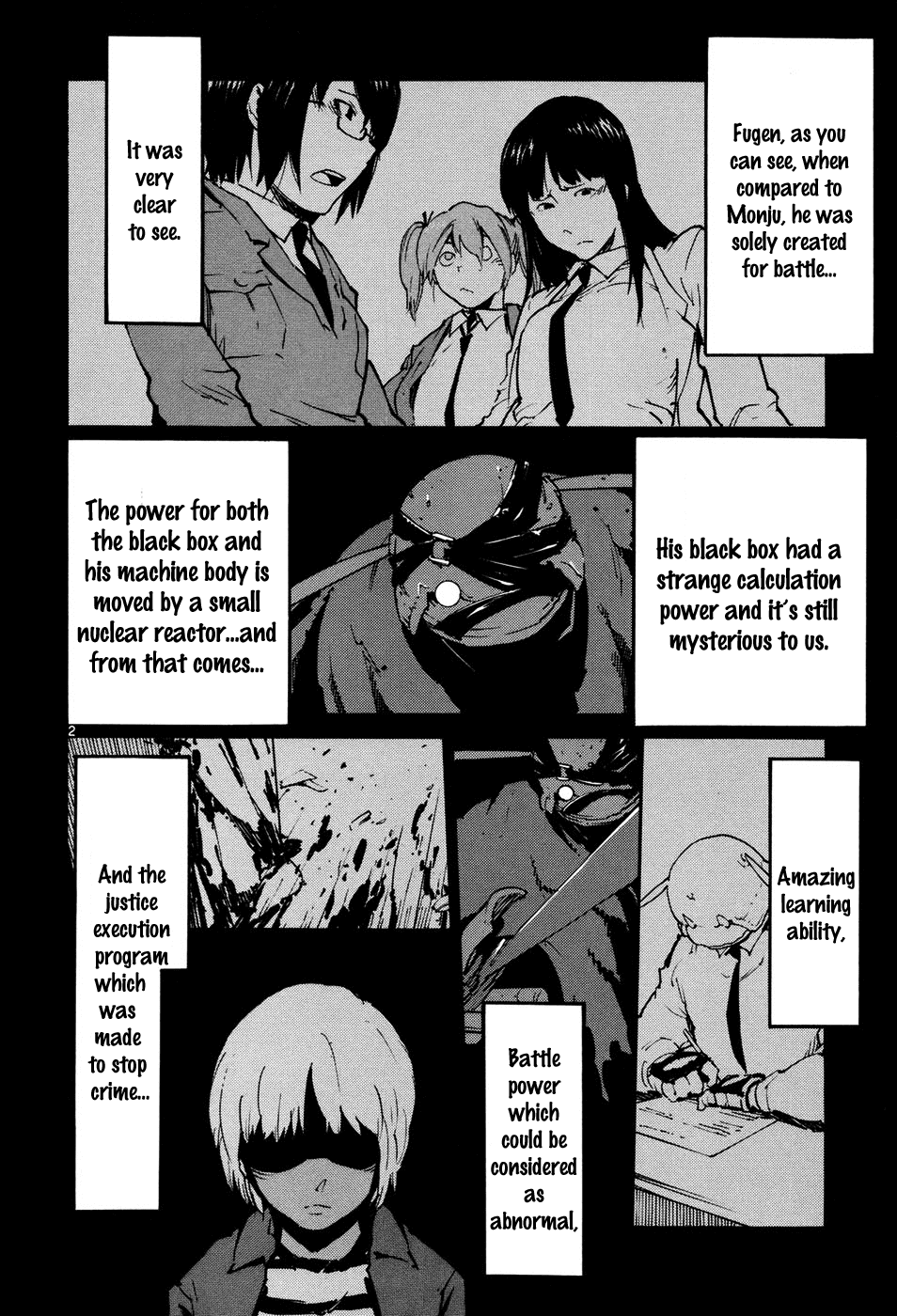 Seigi Keikan Monju Chapter 41 page 2 - Chapter 41: Hazuki's Resistance and Counterattack