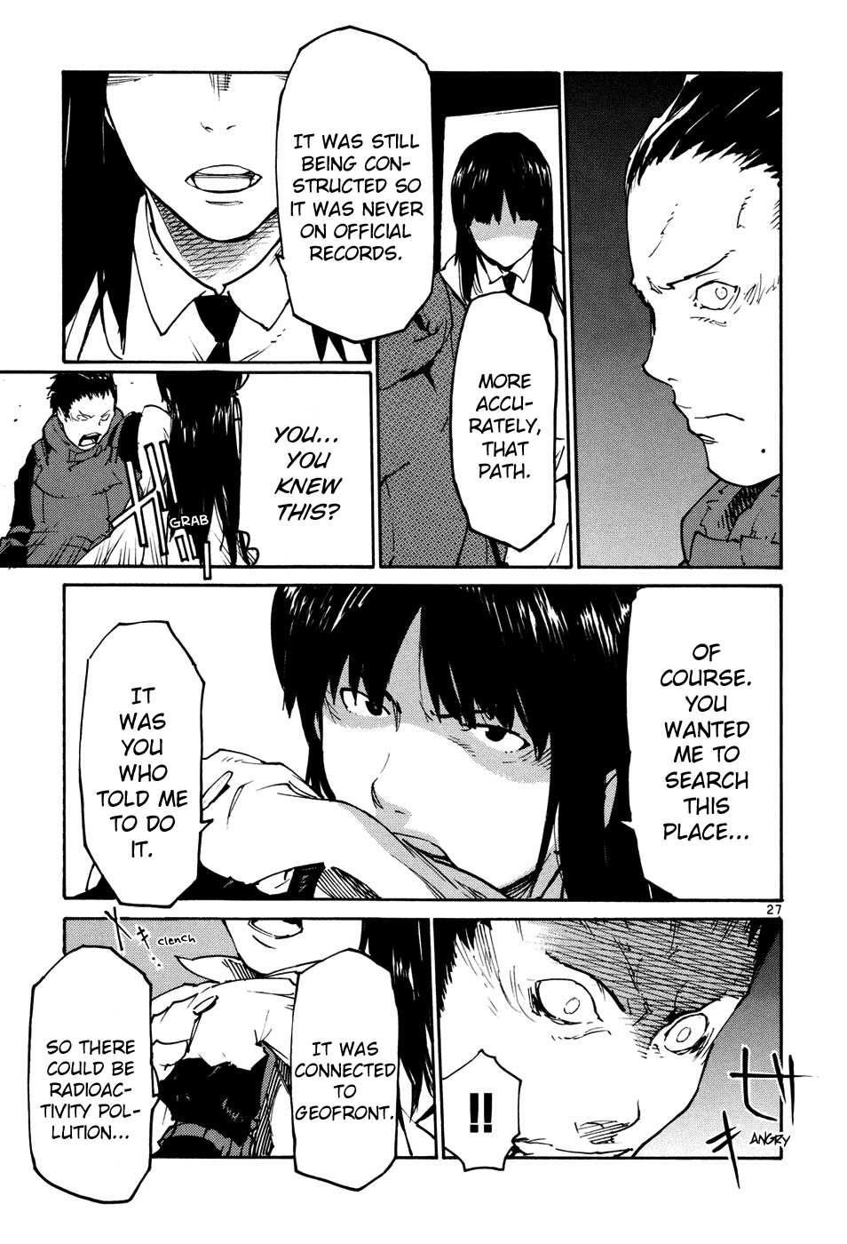 Seigi Keikan Monju Chapter 41 page 27 - Chapter 41: Hazuki's Resistance and Counterattack