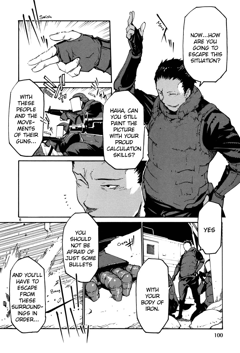 Seigi Keikan Monju Chapter 41 page 6 - Chapter 41: Hazuki's Resistance and Counterattack