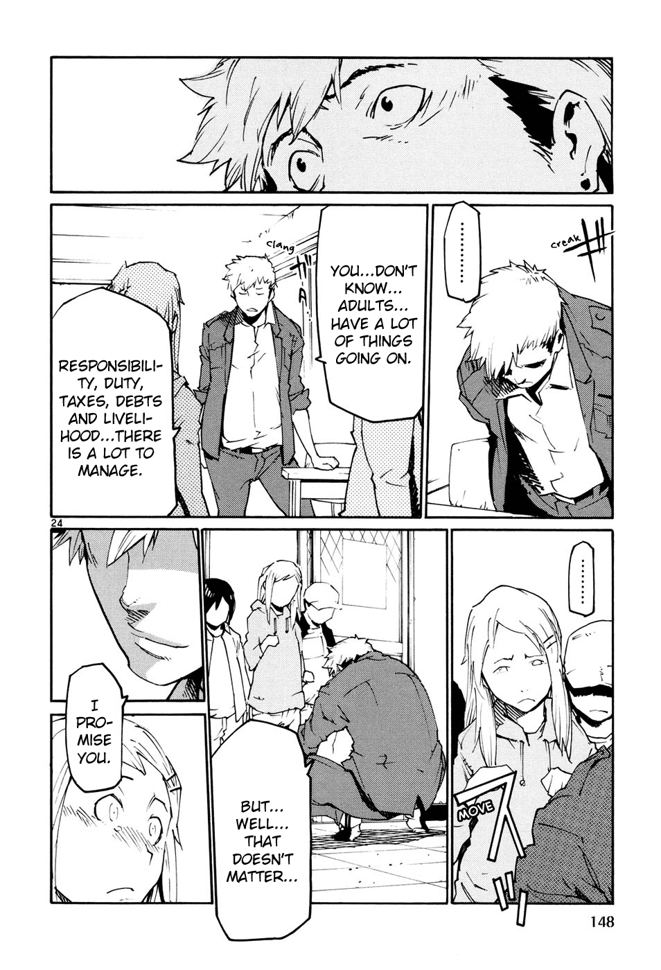 Seigi Keikan Monju Chapter 42 page 24 - Chapter 42: A Small Hope For Kids.