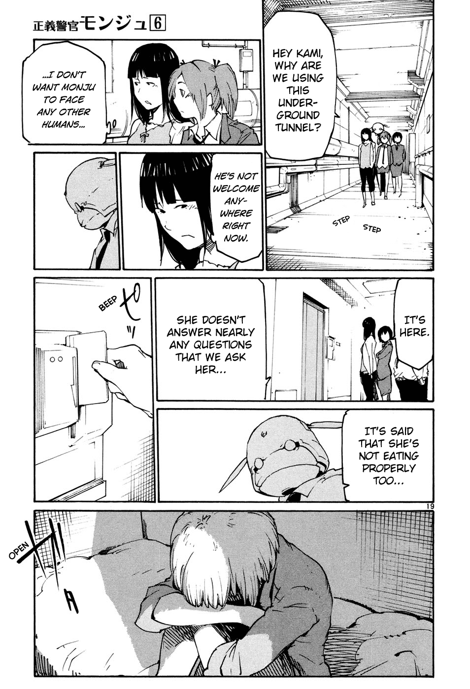 Seigi Keikan Monju Chapter 43 page 19 - Chapter 43: Tokyo, the Street of Meetings and Farewells.
