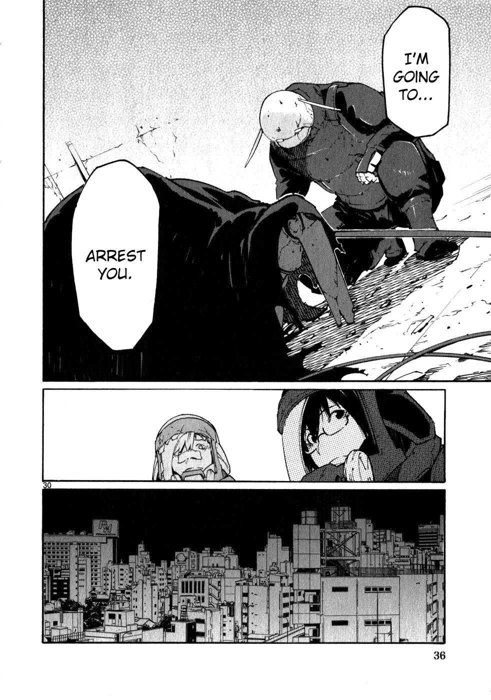 Seigi Keikan Monju Chapter 45 page 37 - Chapter 45: Ginsei Project Case Memo Part 2