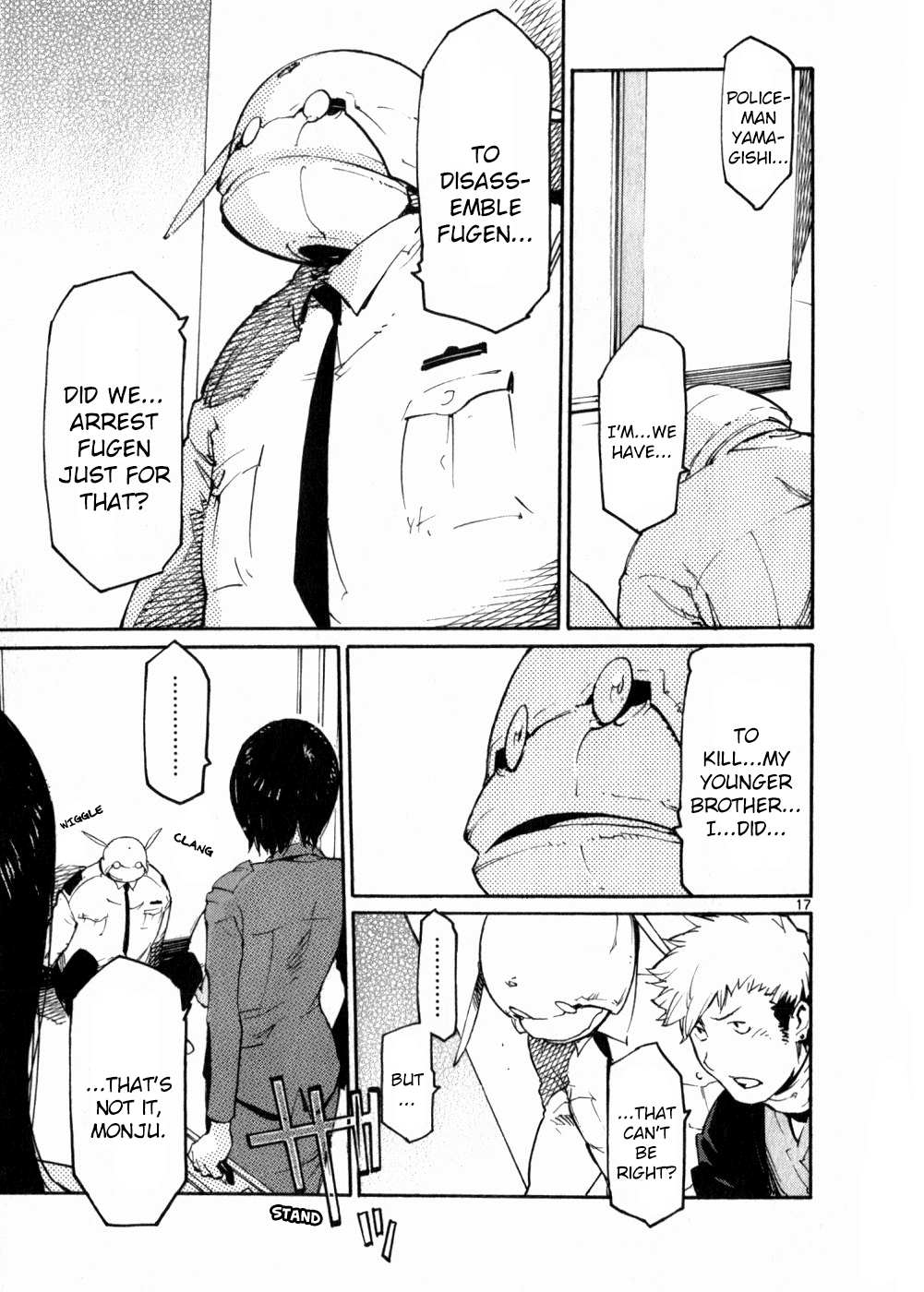 Seigi Keikan Monju Chapter 46 page 17 - Chapter 46: The Whereabouts of Each Person's Heart