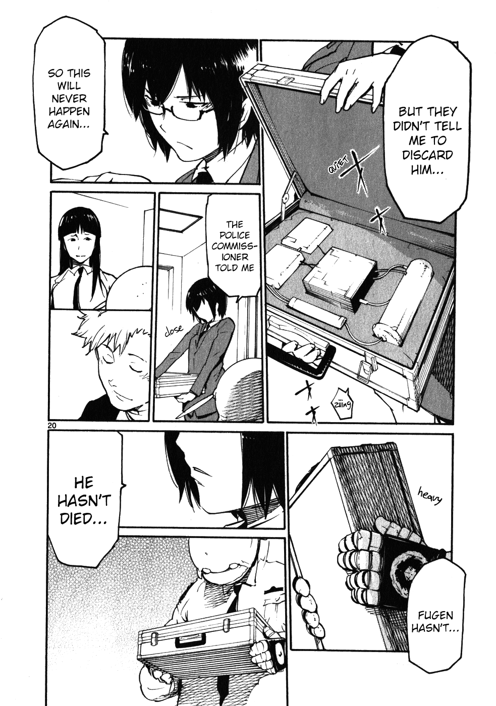Seigi Keikan Monju Chapter 46 page 20 - Chapter 46: The Whereabouts of Each Person's Heart