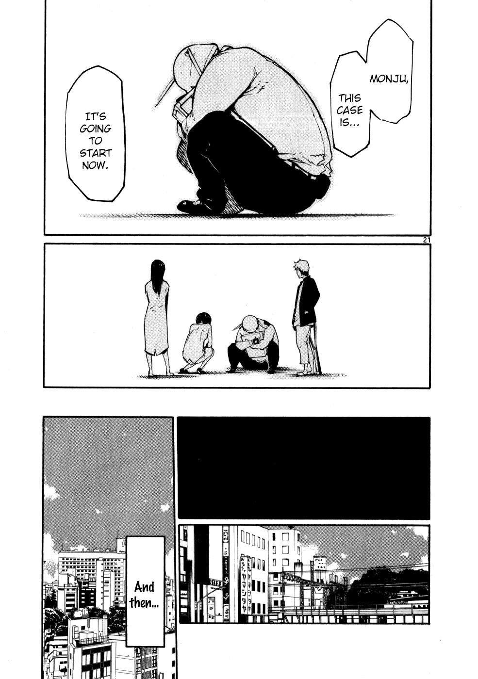 Seigi Keikan Monju Chapter 46 page 21 - Chapter 46: The Whereabouts of Each Person's Heart