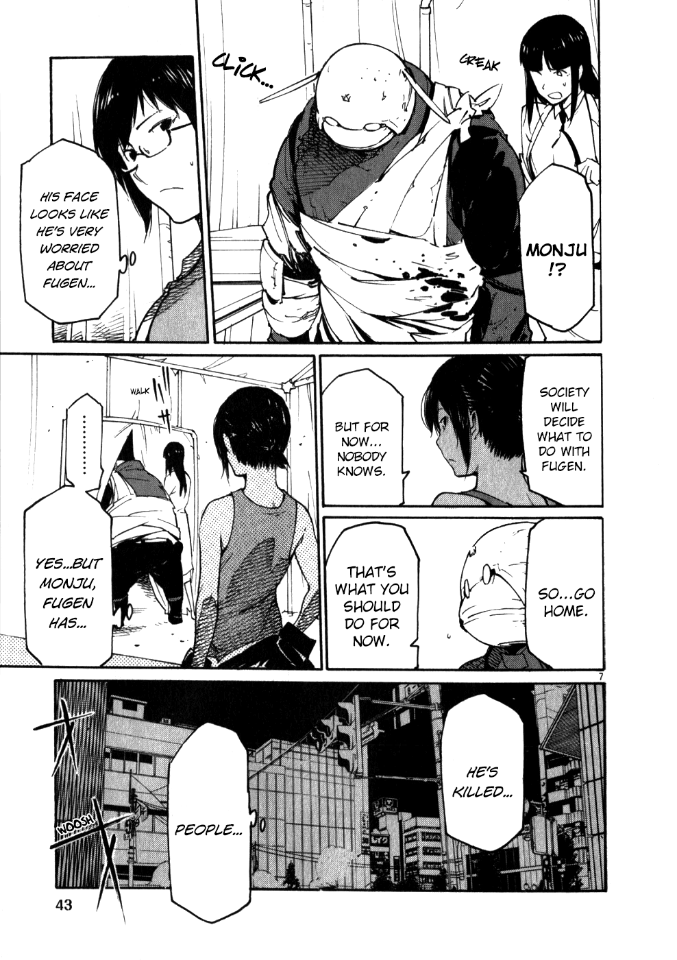 Seigi Keikan Monju Chapter 46 page 7 - Chapter 46: The Whereabouts of Each Person's Heart