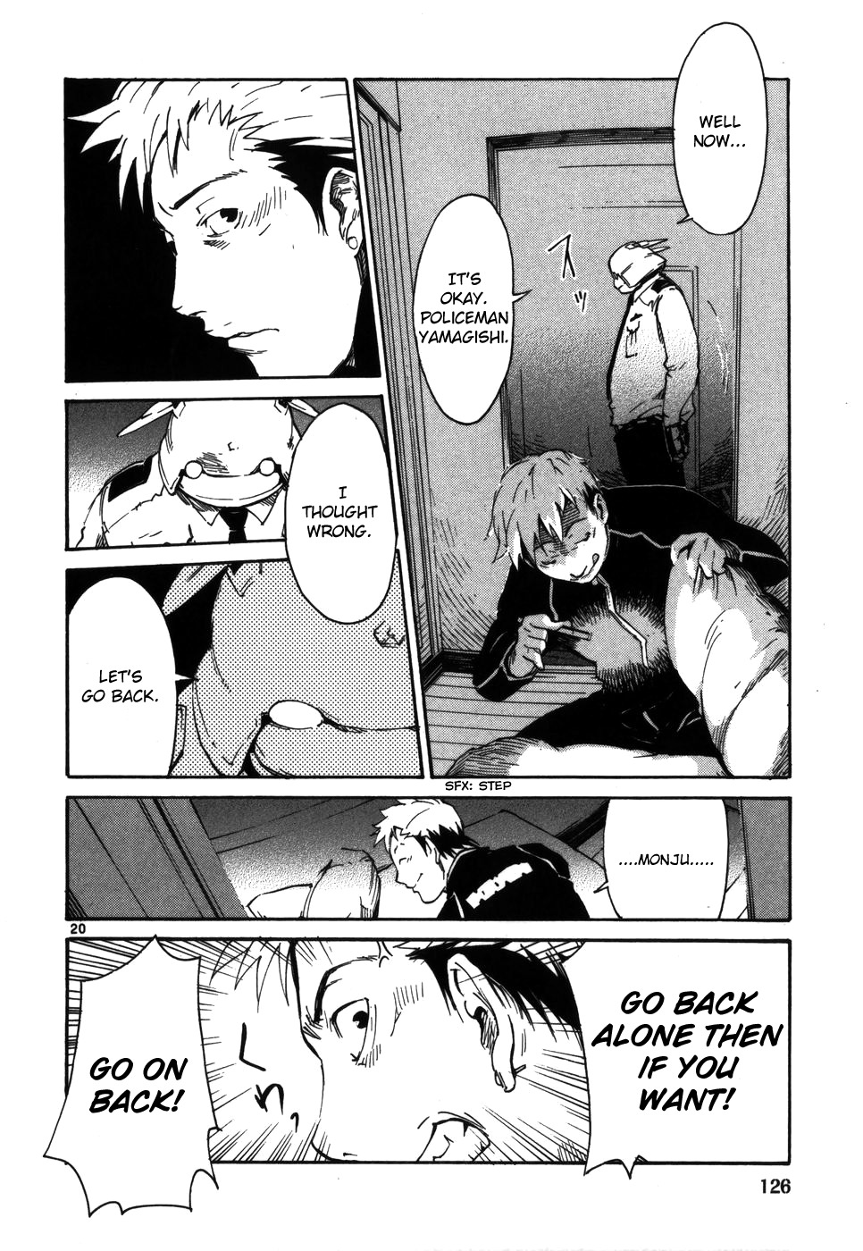 Seigi Keikan Monju Chapter 5 page 20 - Chapter 5: Many Memories of Shinyou