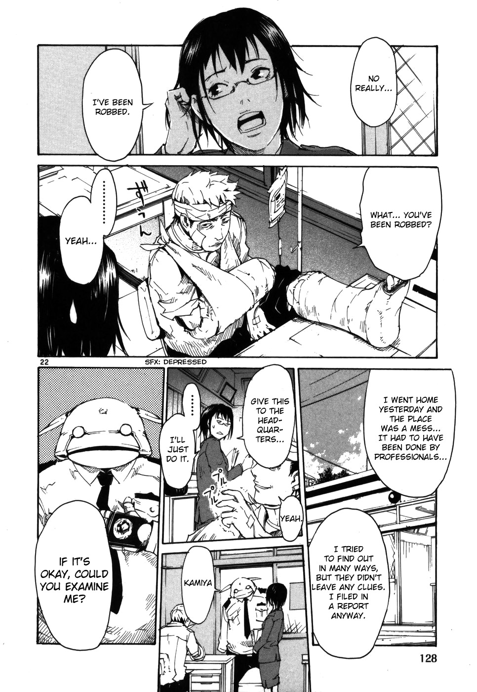 Seigi Keikan Monju Chapter 5 page 22 - Chapter 5: Many Memories of Shinyou